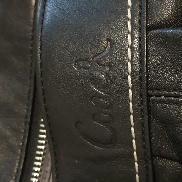 Coach Soho F13732 Pleated Leather Tote Bag - Picture 2 of 16